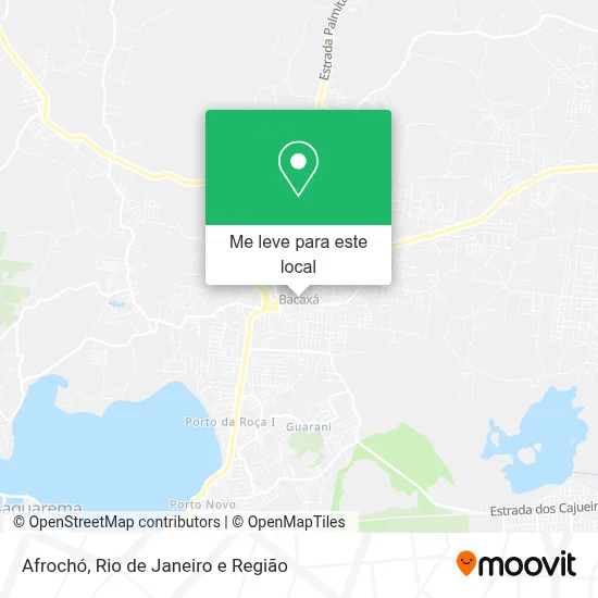 Afrochó mapa