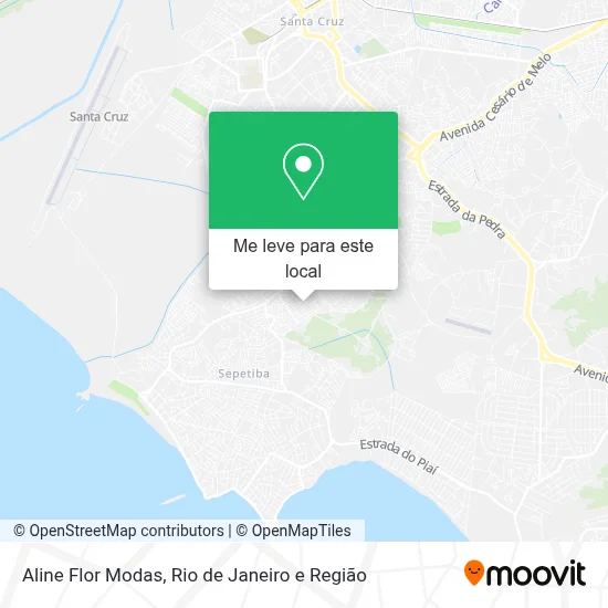 Aline Flor Modas mapa