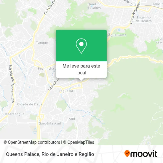 Queens Palace mapa