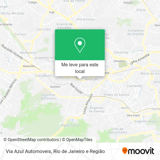 Via Azul Automoveis mapa