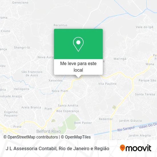 J L Assessoria Contabil mapa