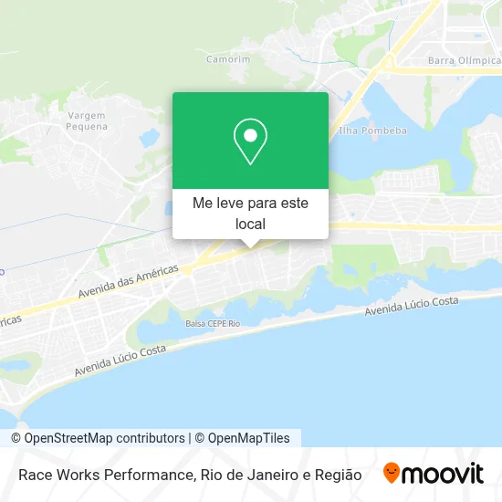 Race Works Performance mapa