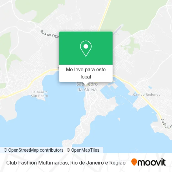 Club Fashion Multimarcas mapa
