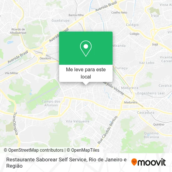Restaurante Saborear Self Service mapa