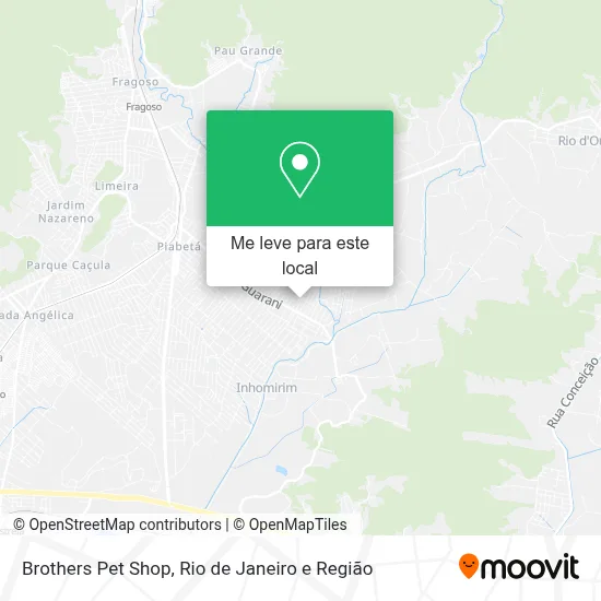 Brothers Pet Shop mapa