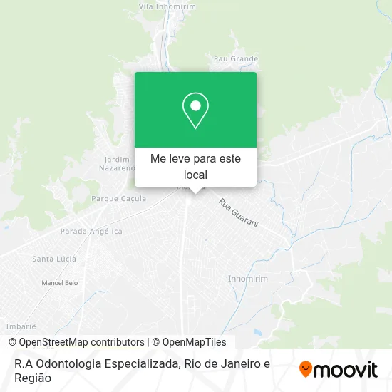 R.A Odontologia Especializada mapa
