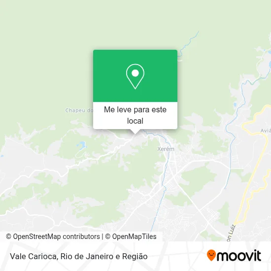Vale Carioca mapa