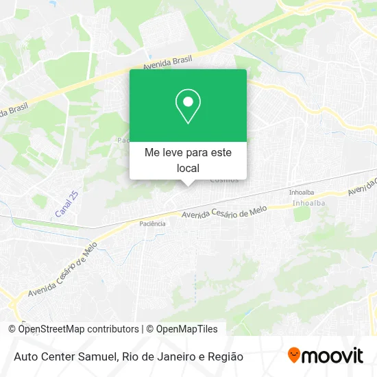 Auto Center Samuel mapa