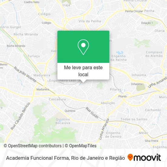 Academia Funcional Forma mapa