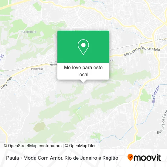 Paula • Moda Com Amor mapa