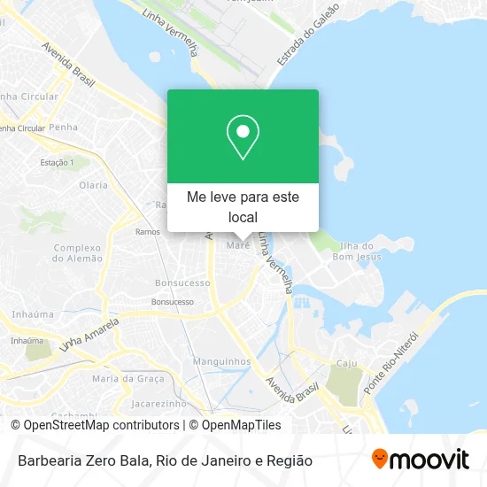 Barbearia Zero Bala mapa