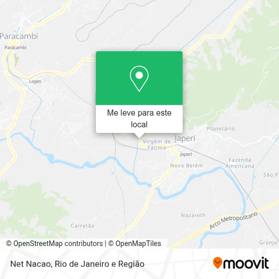 Net Nacao mapa