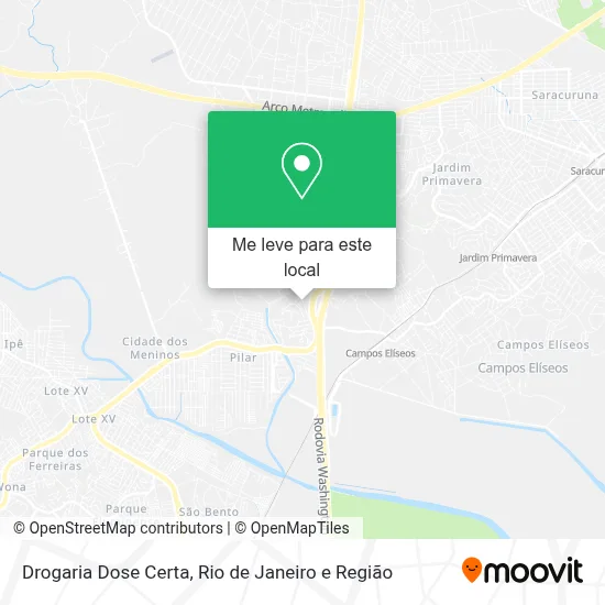 Drogaria Dose Certa mapa