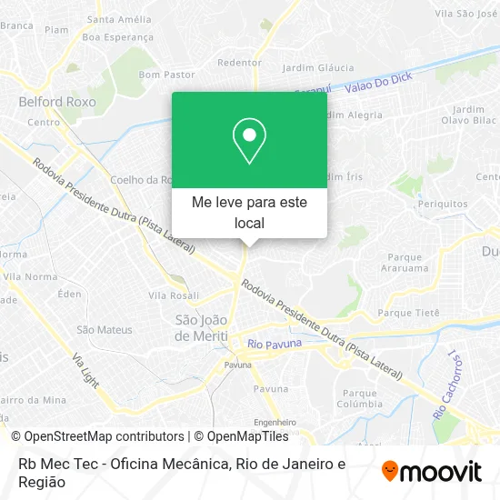 Rb Mec Tec  - Oficina Mecânica mapa