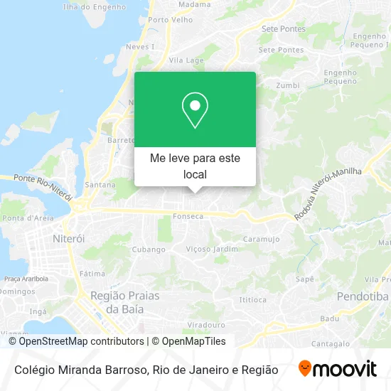 Colégio Miranda Barroso mapa