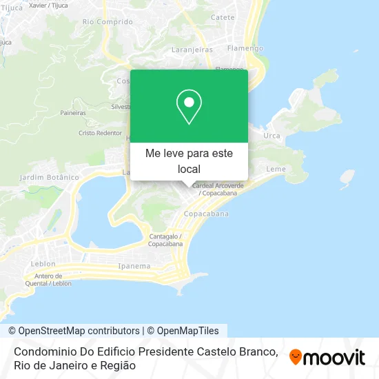 Condominio Do Edificio Presidente Castelo Branco mapa
