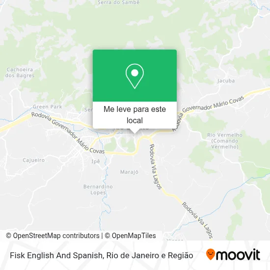 Fisk English And Spanish mapa