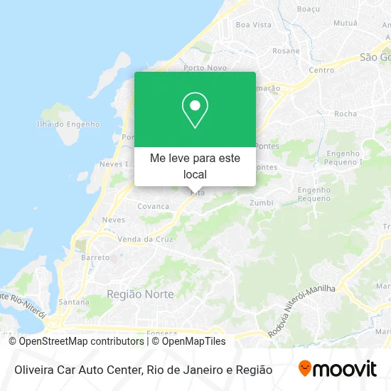 Oliveira Car Auto Center mapa