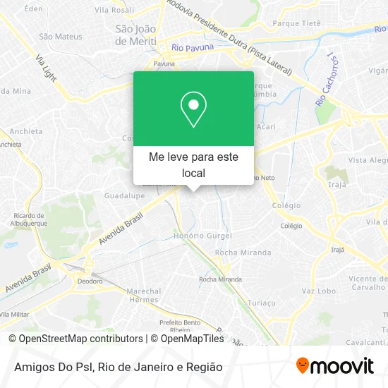 Amigos Do Psl mapa