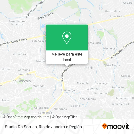 Studio Do Sorriso mapa