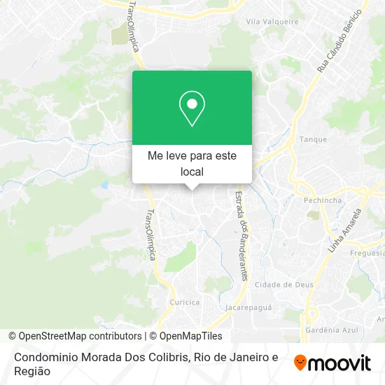 Condominio Morada Dos Colibris mapa