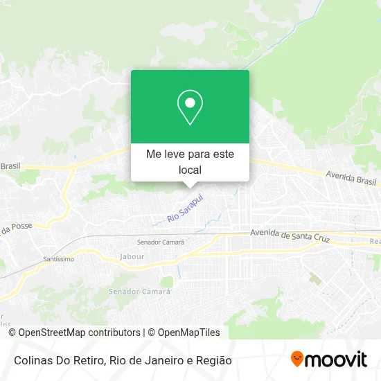 Colinas Do Retiro mapa