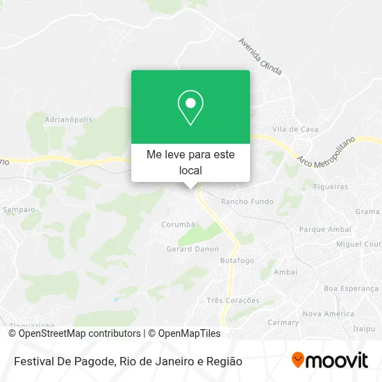 Festival De Pagode mapa