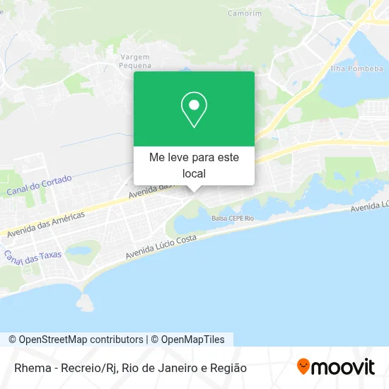 Rhema - Recreio/Rj mapa