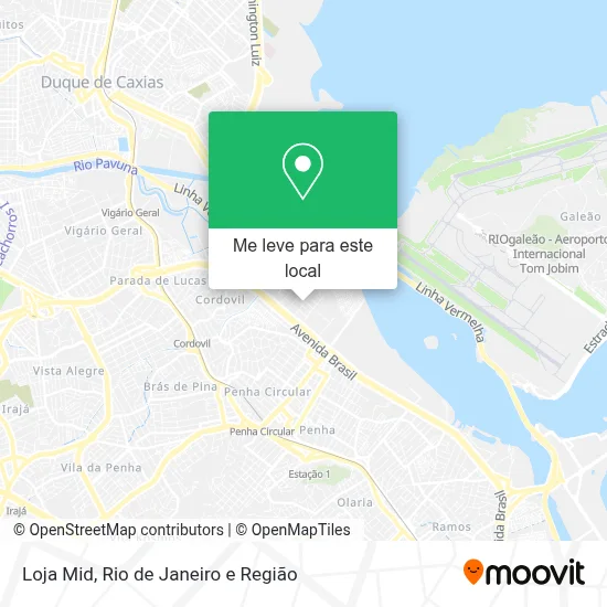 Loja Mid mapa