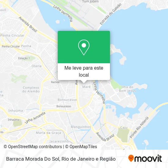 Barraca Morada Do Sol mapa