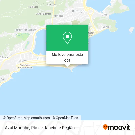 Azul Marinho mapa