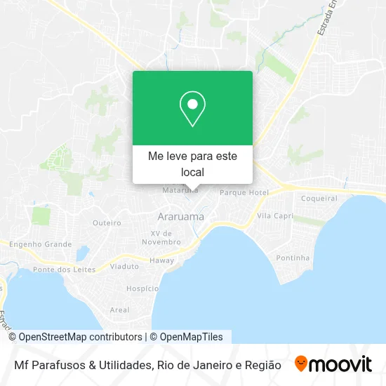 Mf Parafusos & Utilidades mapa