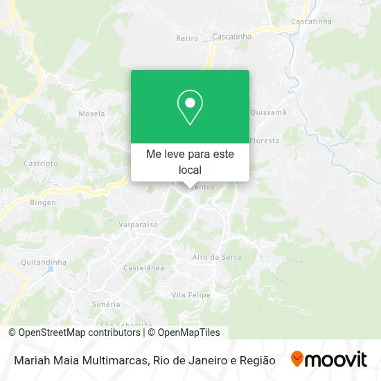 Mariah Maia Multimarcas mapa