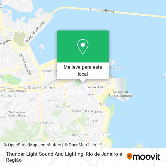 Thunder Light Sound And Lighting mapa