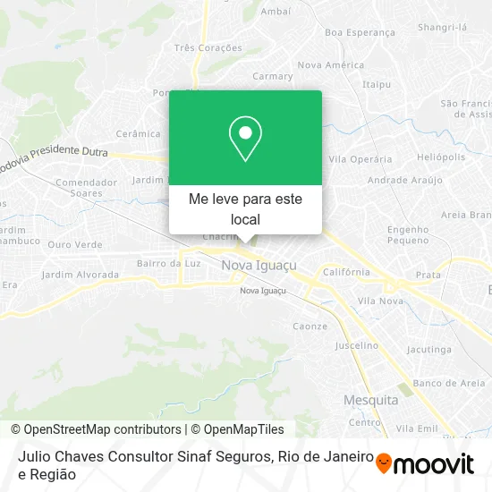 Julio Chaves Consultor Sinaf Seguros mapa