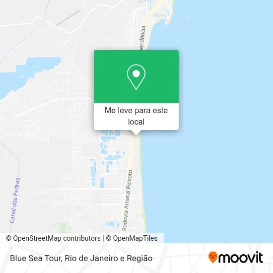 Blue Sea Tour mapa