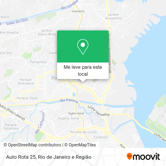 Auto Rota 25 mapa