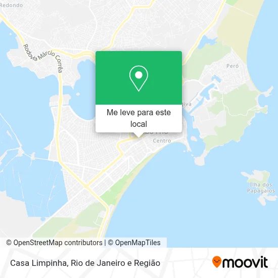 Casa Limpinha mapa