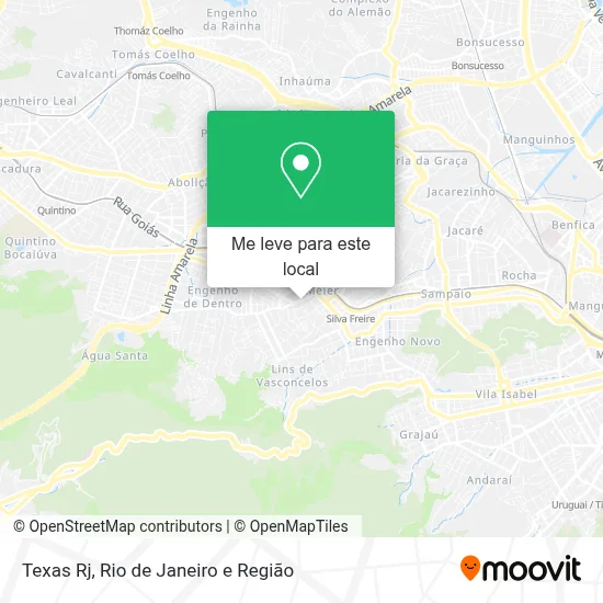 Texas Rj mapa