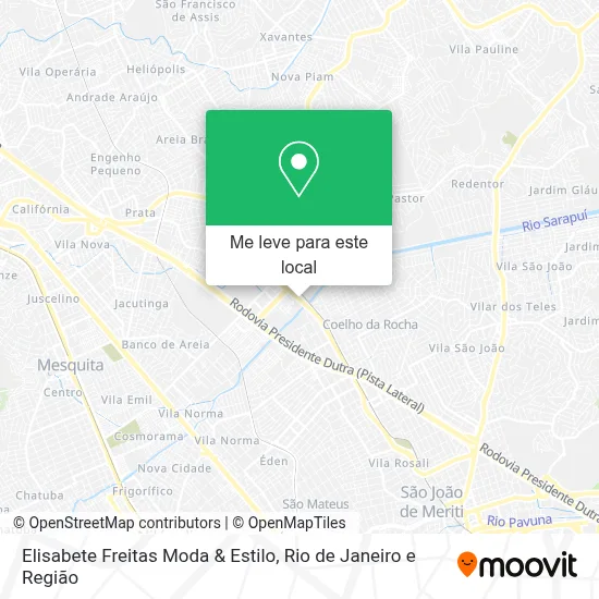 Elisabete Freitas Moda & Estilo mapa