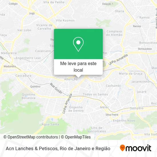 Acn Lanches & Petiscos mapa