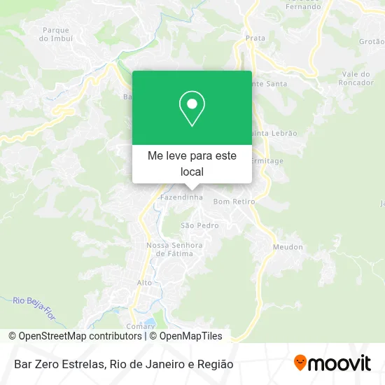 Bar Zero Estrelas mapa