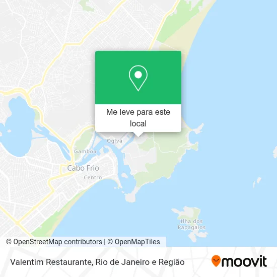 Valentim Restaurante mapa