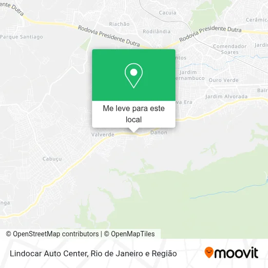 Lindocar Auto Center mapa