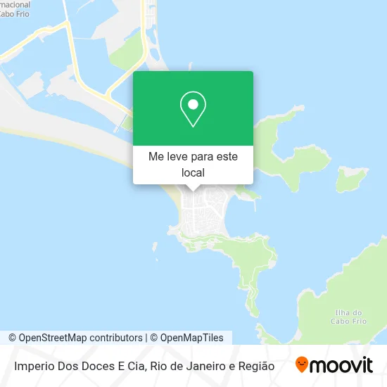 Imperio Dos Doces E Cia mapa