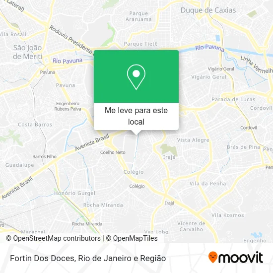 Fortin Dos Doces mapa