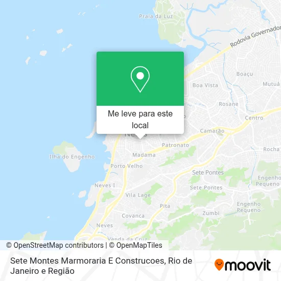 Sete Montes Marmoraria E Construcoes mapa