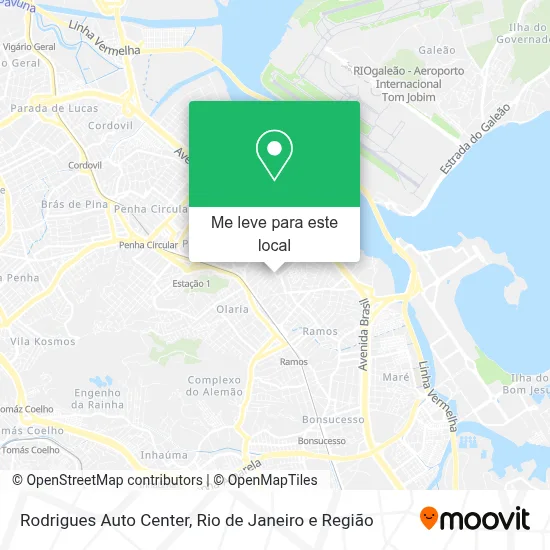 Rodrigues Auto Center mapa