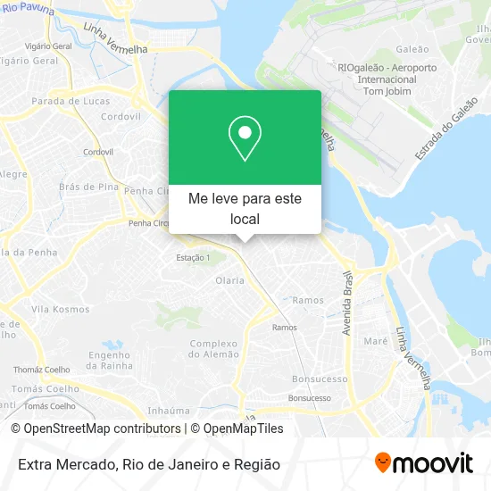 Extra Mercado mapa
