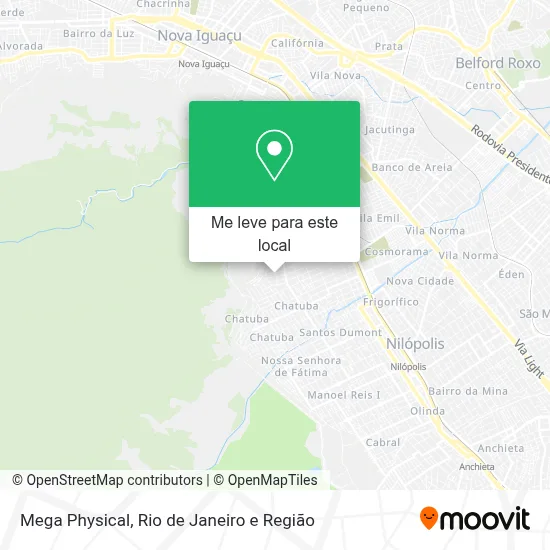 Mega Physical mapa